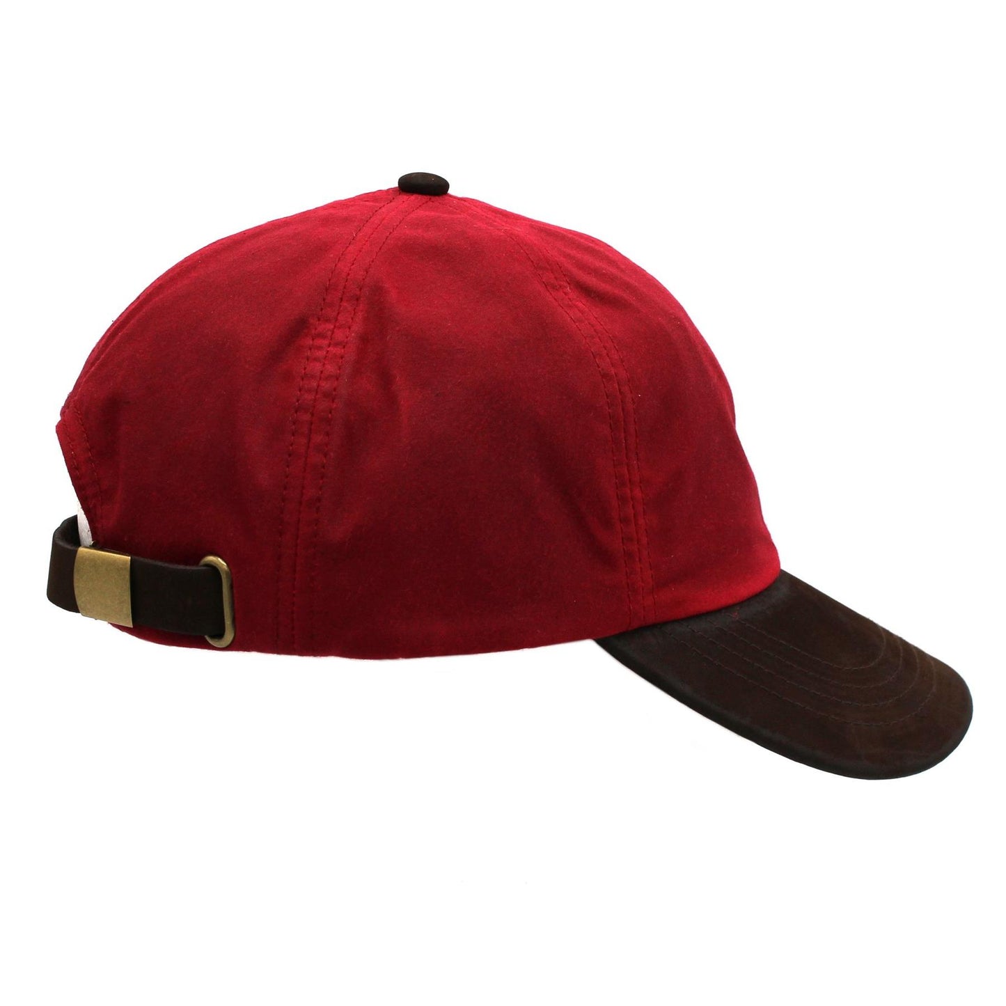 Hamilton Wax Leather Peak Baseball Cap ZH009