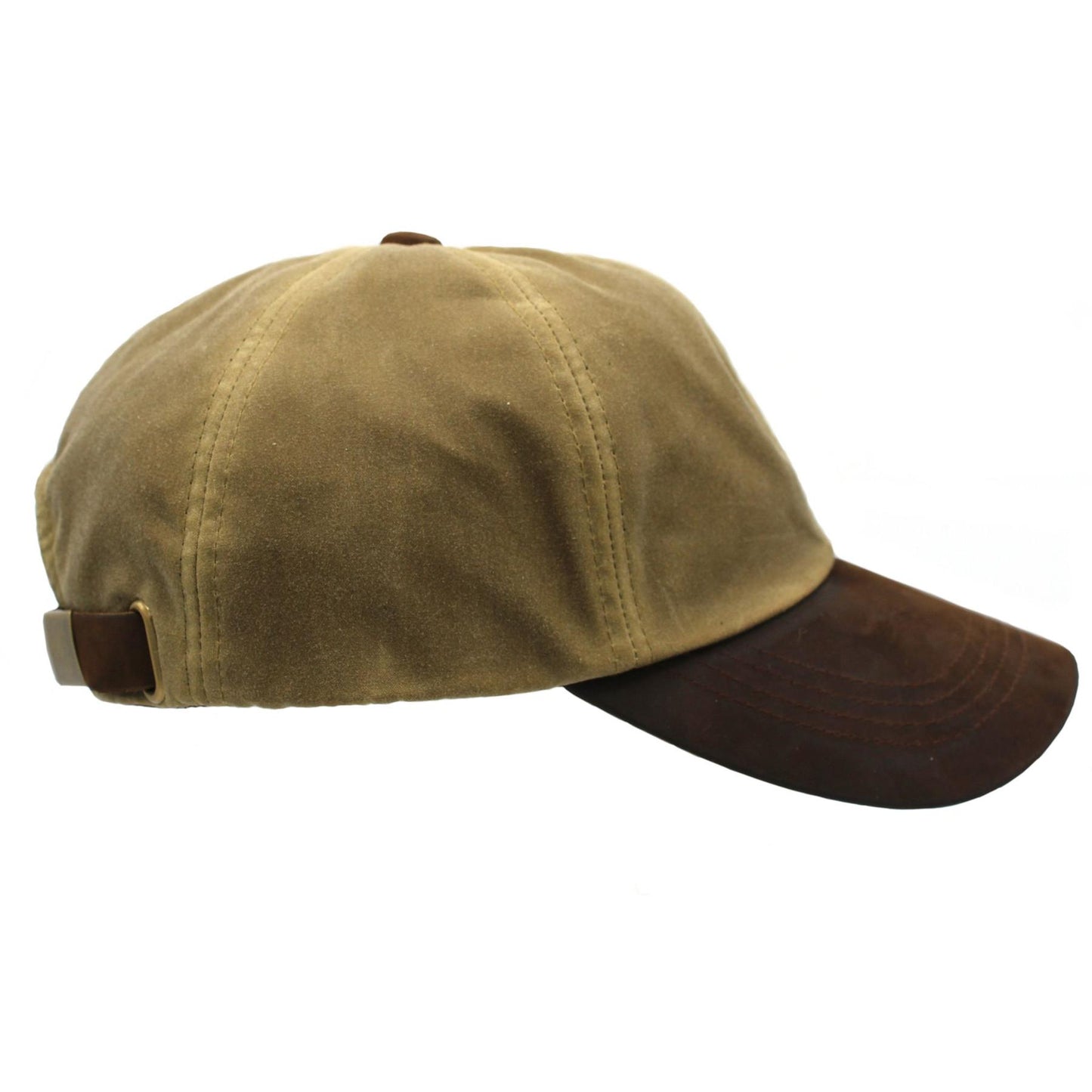 Hamilton Wax Leather Peak Baseball Cap ZH009