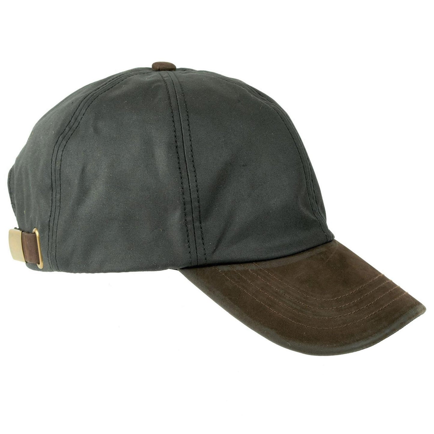 Hamilton Wax Leather Peak Baseball Cap ZH009