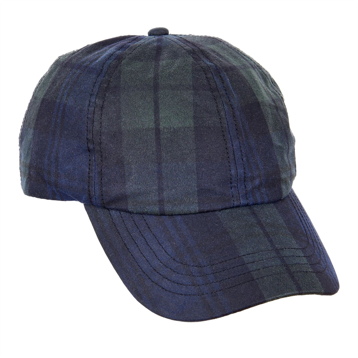 Ewan Tartan Wax Baseball Cap ZH214