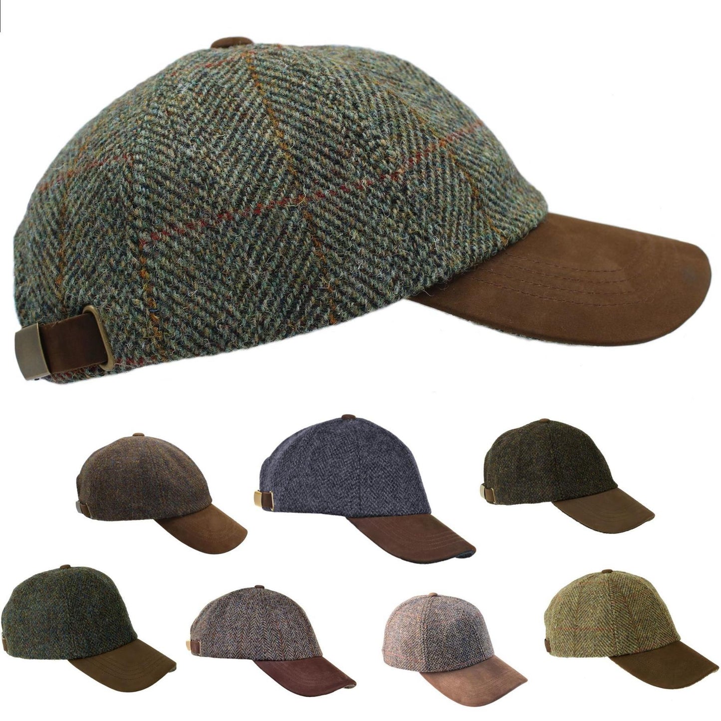 Glencairn Harris Tweed Baseball Cap ZH016