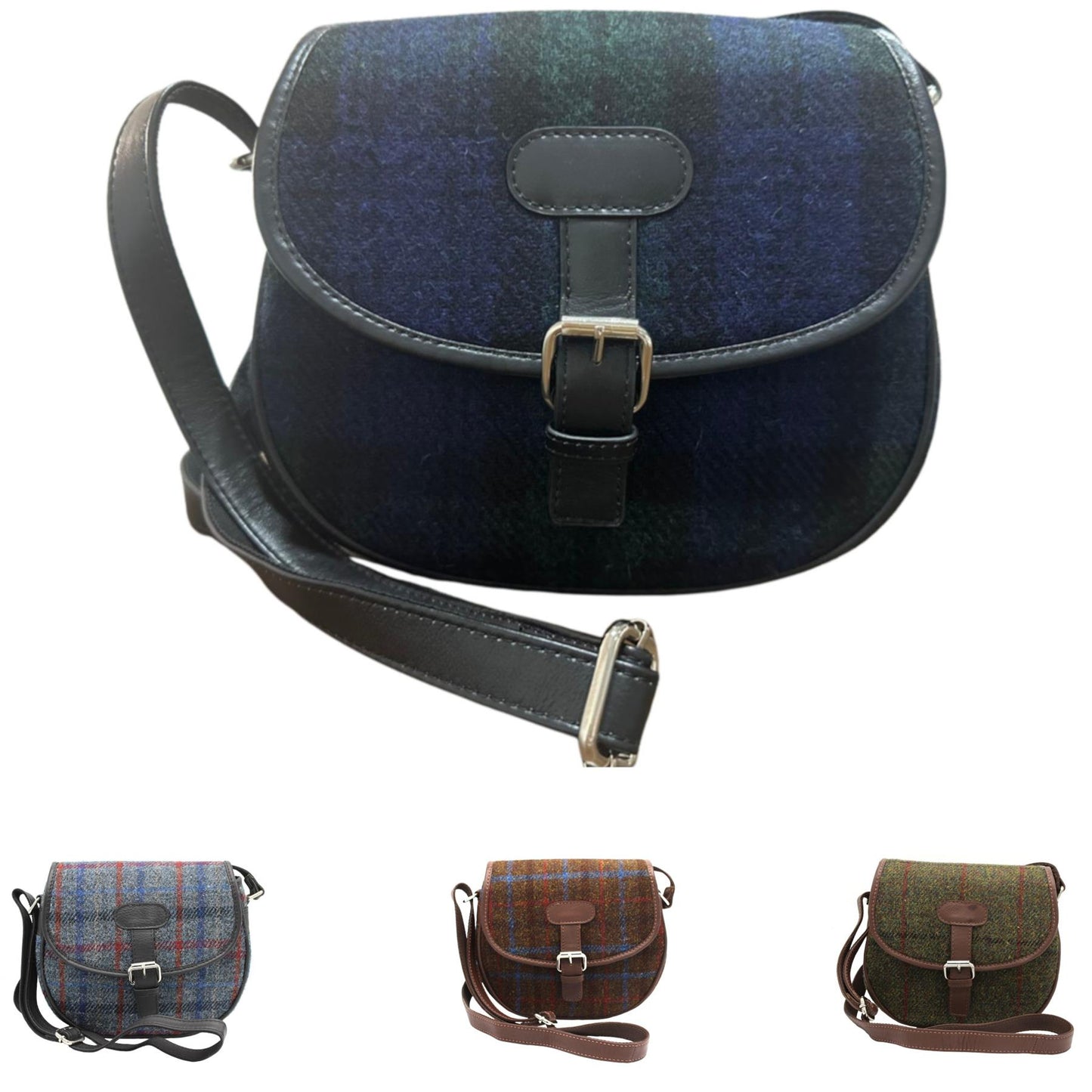 Rowan Harris Tweed Saddle Bag ZB083