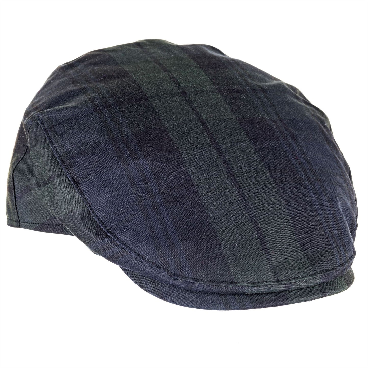 ZH183 Charles Tartan Wax Flat Cap