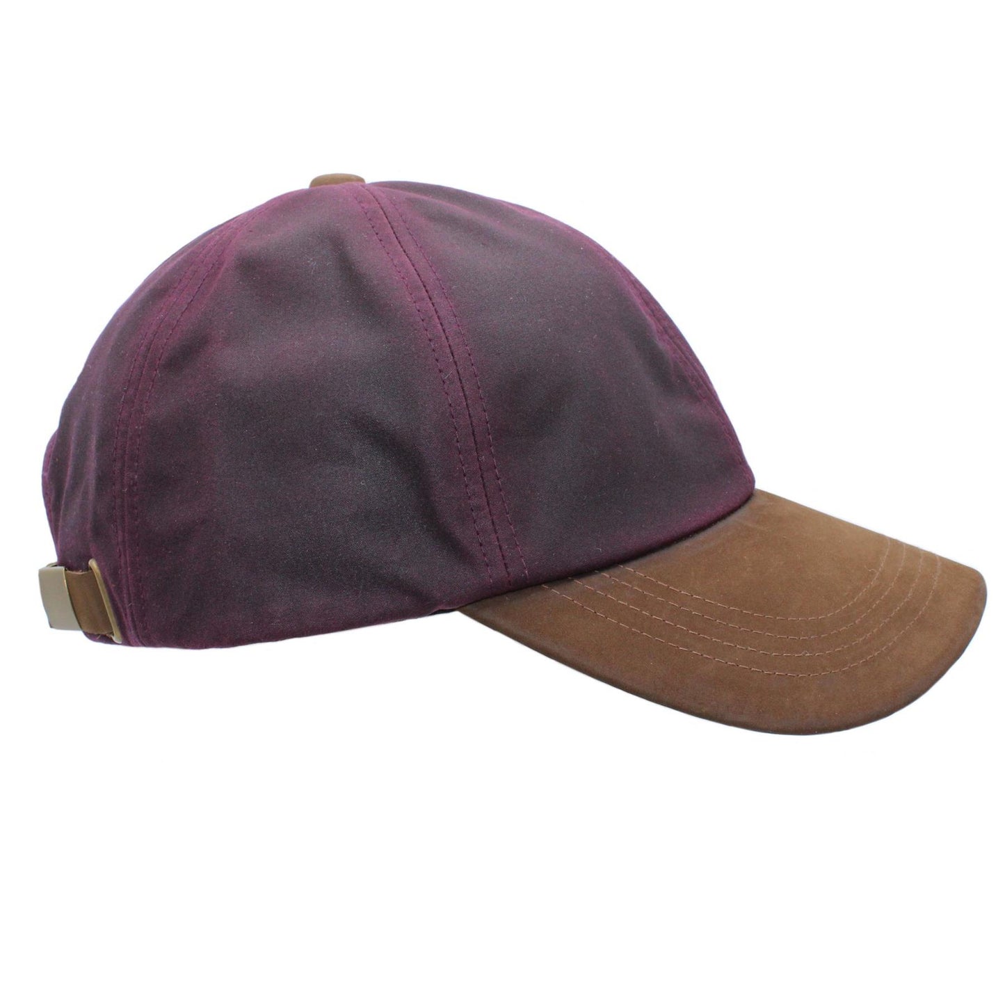 Hamilton Wax Leather Peak Baseball Cap ZH009