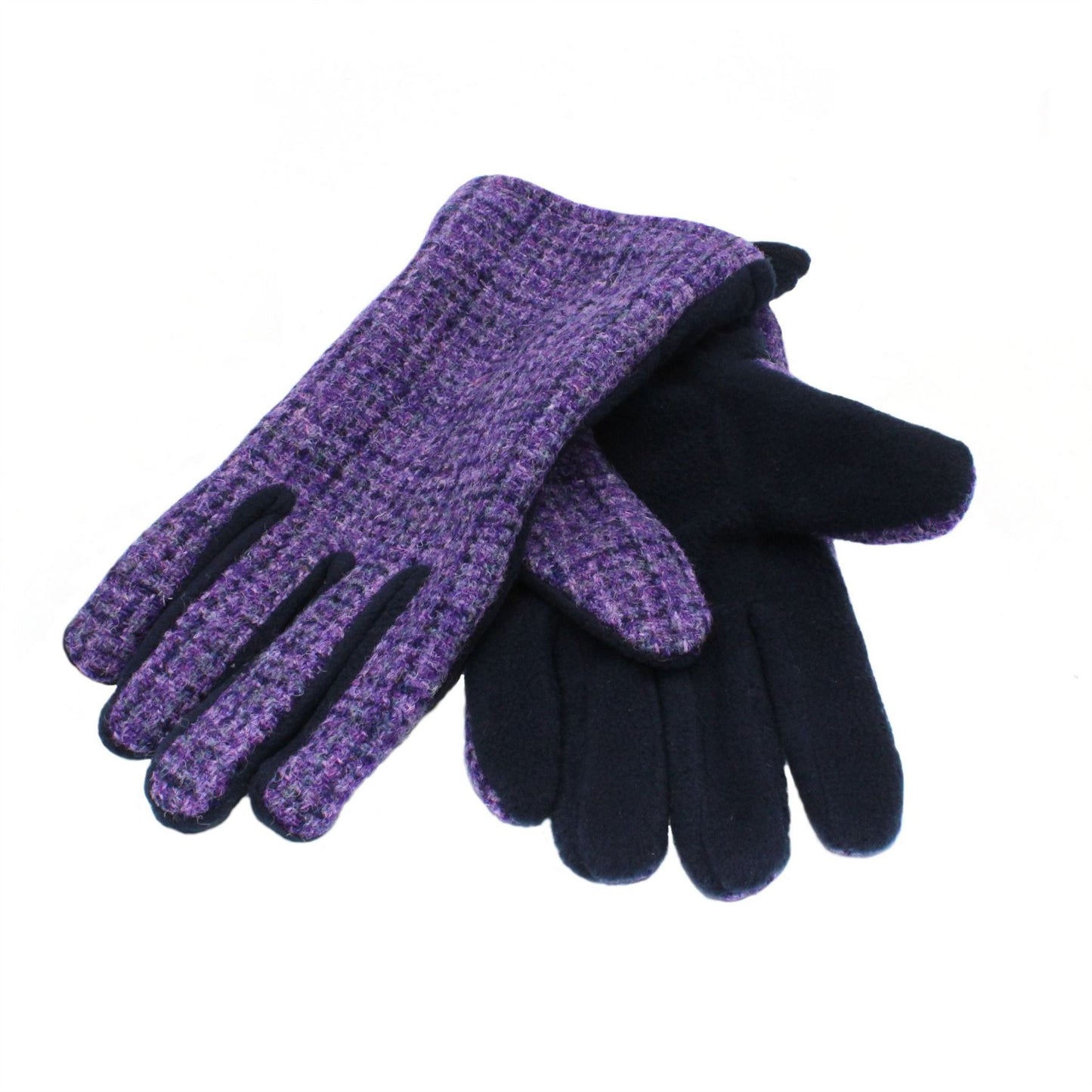 Isla Harris Tweed Fleece Gloves ZG012