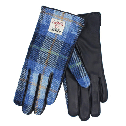 Skye Harris Tweed And Leather Women's Gloves ZG015