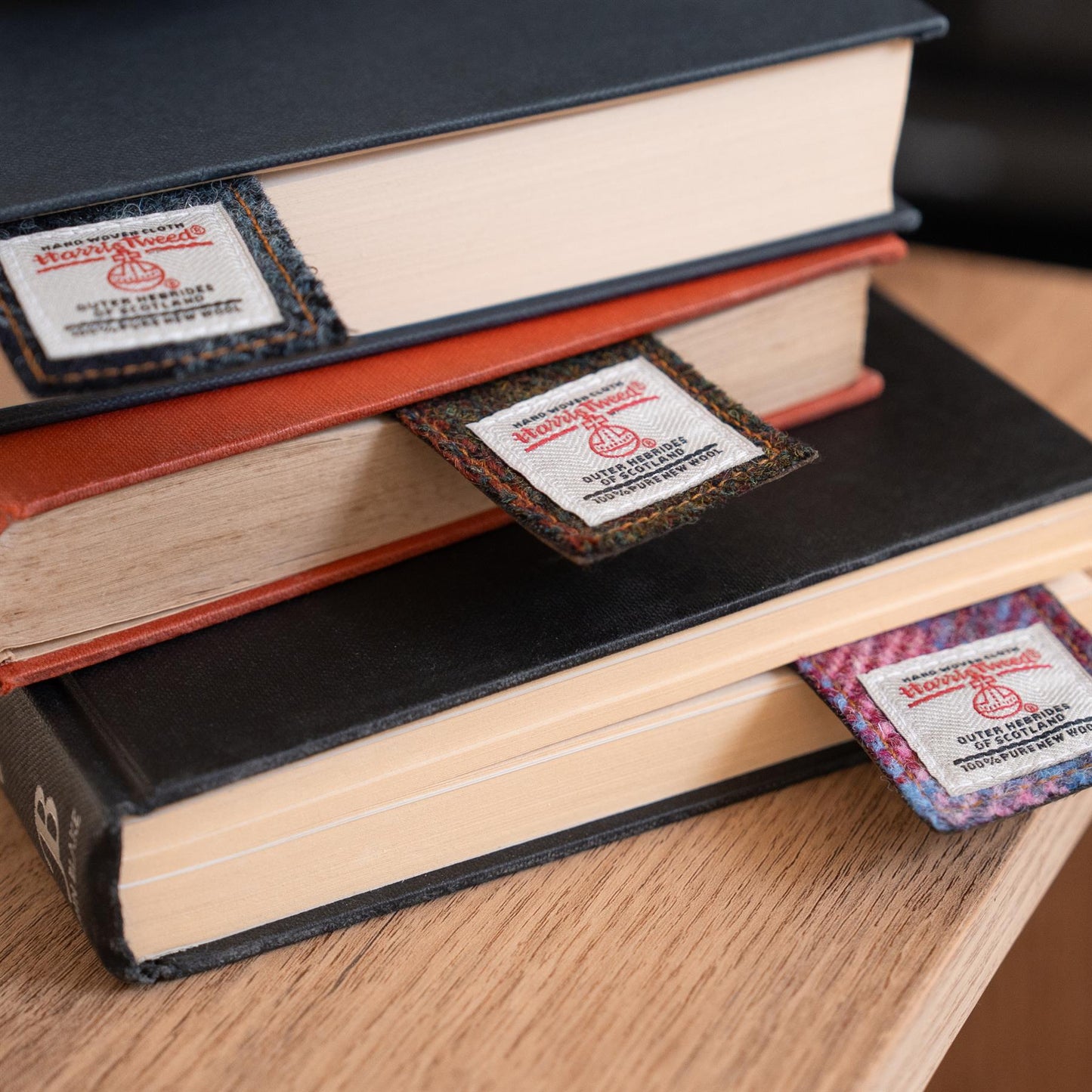 Harris Tweed Bookmarks 4pcs ZB087-4