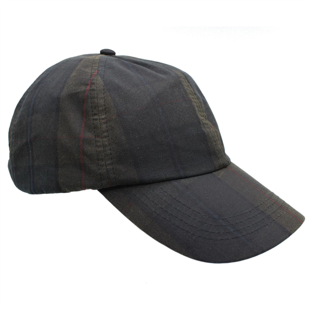 Ewan Tartan Wax Baseball Cap ZH214