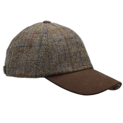 Glencairn Harris Tweed Baseball Cap ZH016