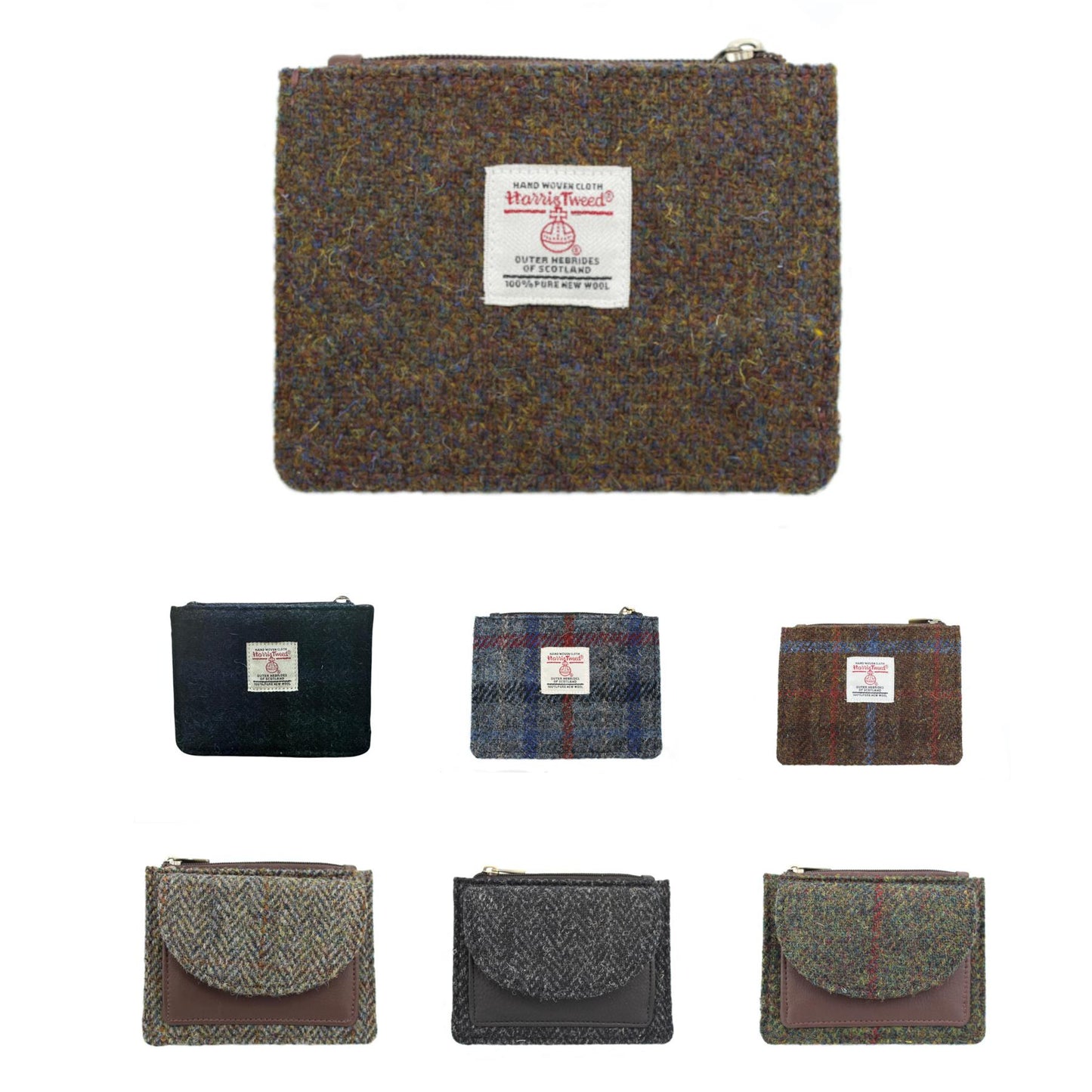 Rory Harris Tweed Coin Card Wallet ZB086