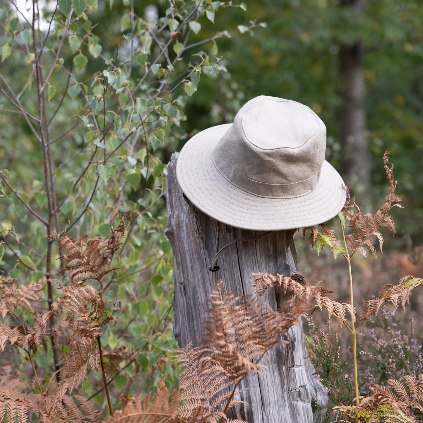 Rathlin Irish Linen Explorer Hat ZH289