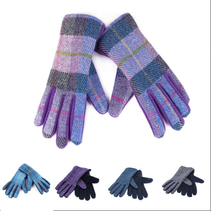 Isla Harris Tweed Fleece Gloves ZG012