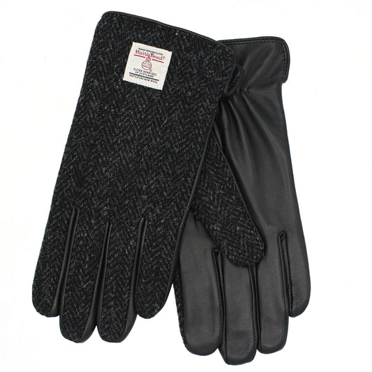 Grant Harris Tweed And Leather Men's Gloves ZG014