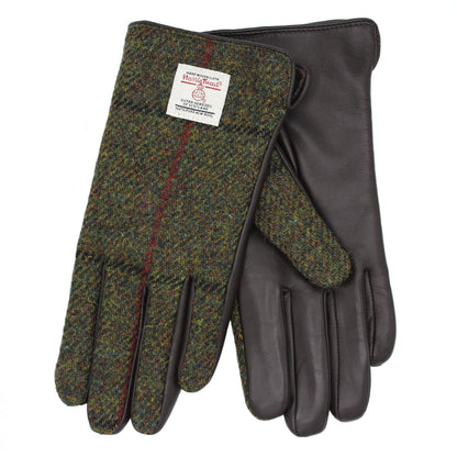 Skye Harris Tweed And Leather Women's Gloves ZG015