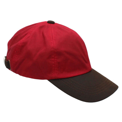 Hamilton Wax Leather Peak Baseball Cap ZH009