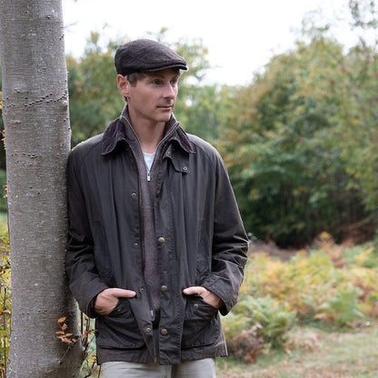 Chapman British Tweed Flat Cap ZH099