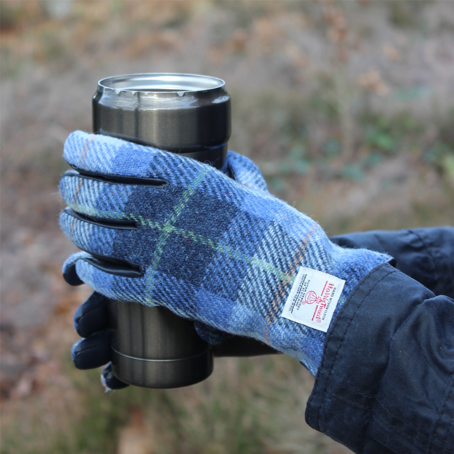 Skye Harris Tweed And Leather Women's Gloves ZG015
