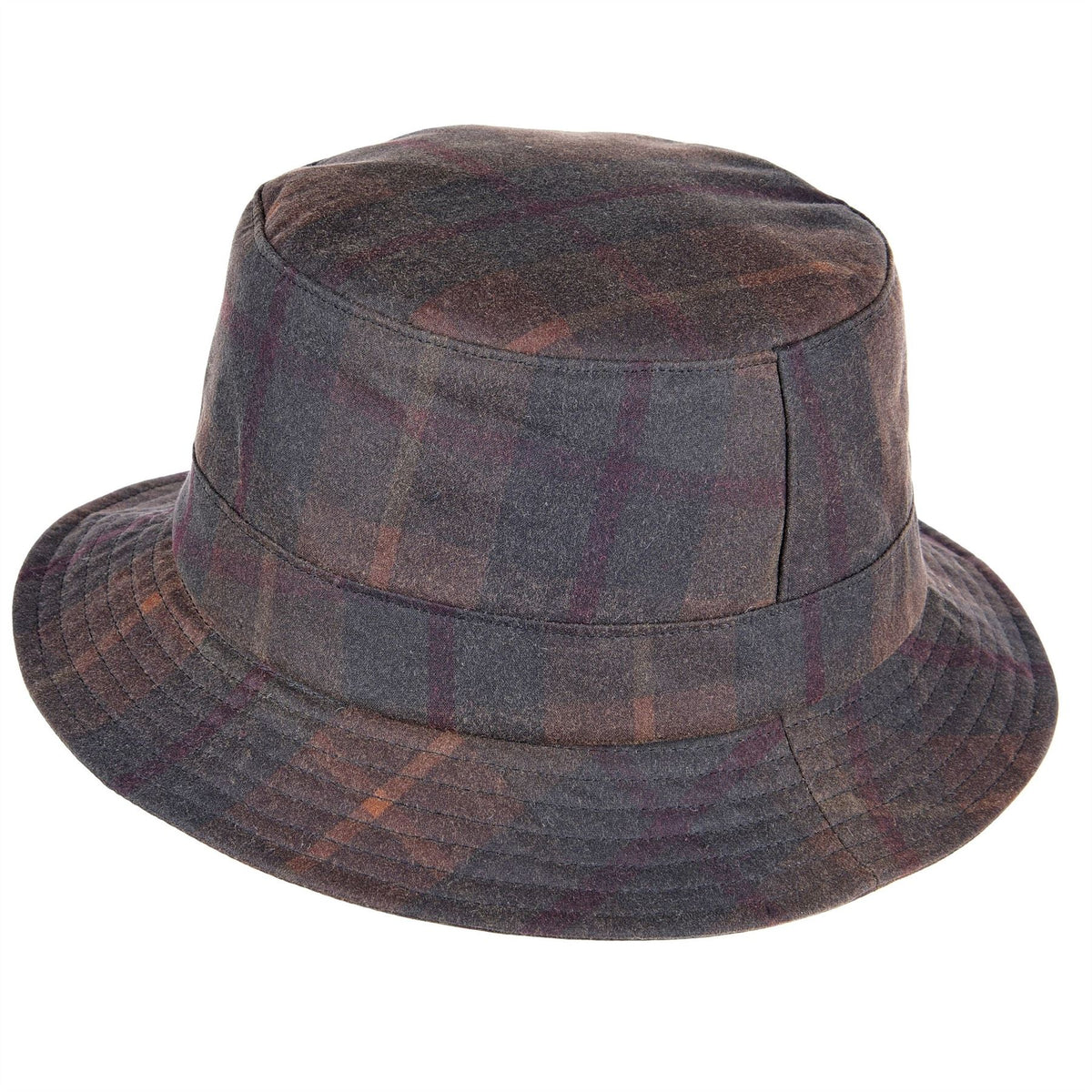 Lachlan Tartan Wax Bush Hat ZH213