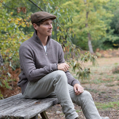 Chilton Derby Tweed Waterproof Flat Cap ZH285