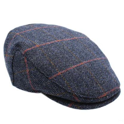 Chilton Derby Tweed Waterproof Flat Cap ZH285