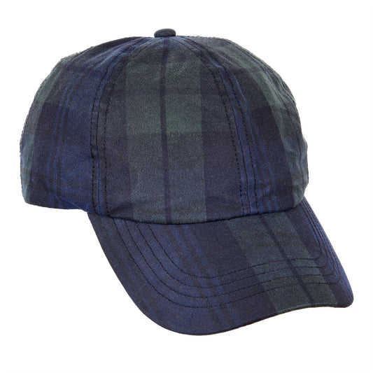 Ewan Tartan Wax Baseball Cap ZH214