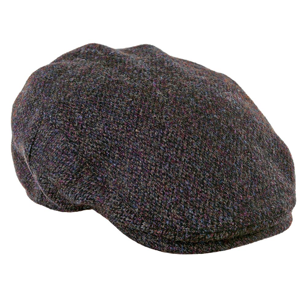 Highland Harris Tweed Flat Cap ZH014