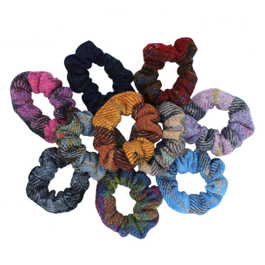 Harris Tweed Scrunchie Assorted ZH276