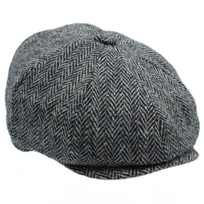 Brodick Harris Tweed 8 Piece Cap ZH293