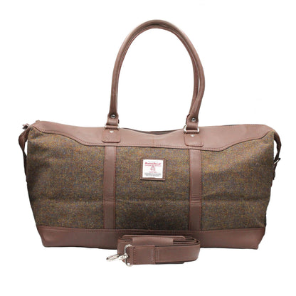 Brodie Harris Tweed Leather Travel Bag ZB081