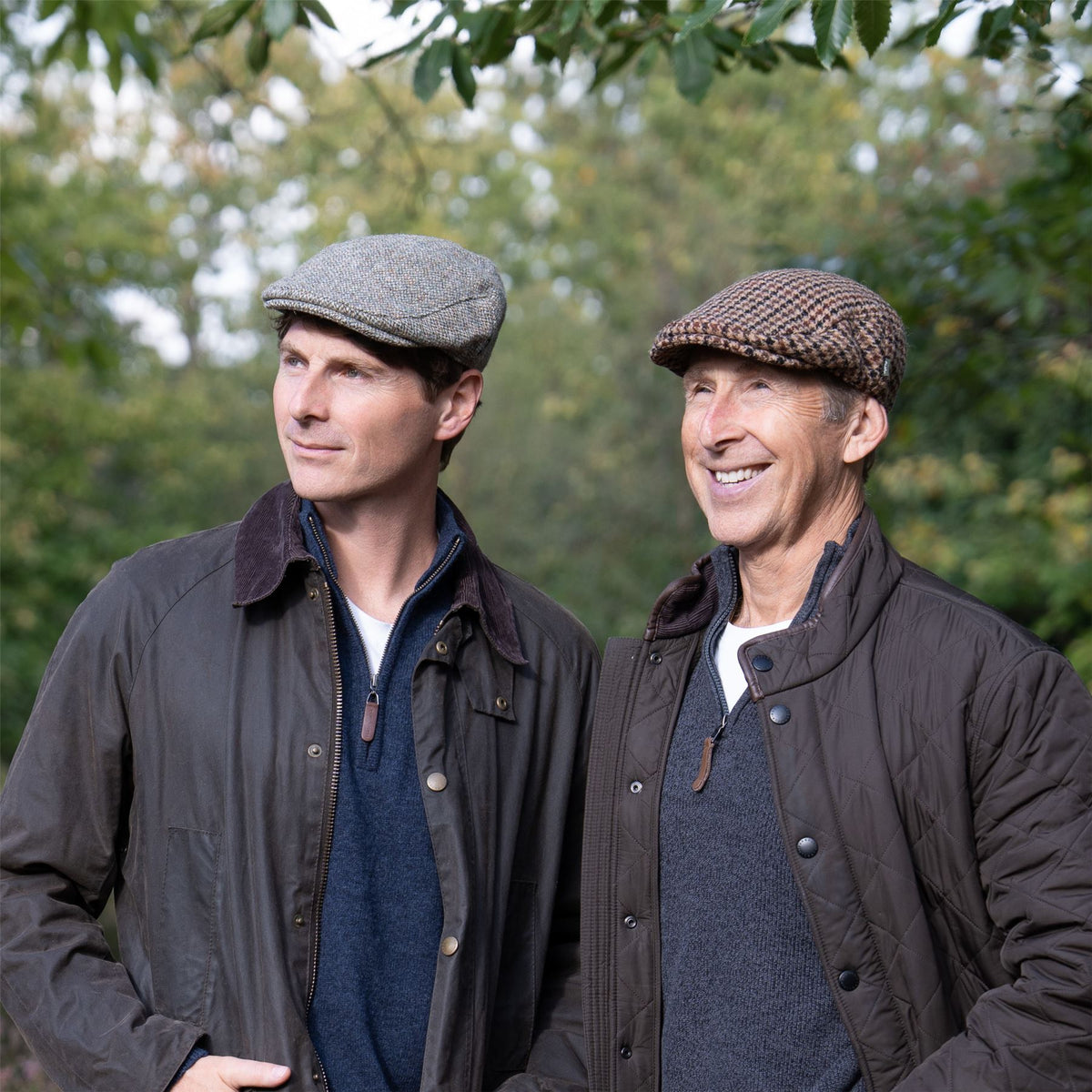 Highland Harris Tweed Flat Cap ZH014