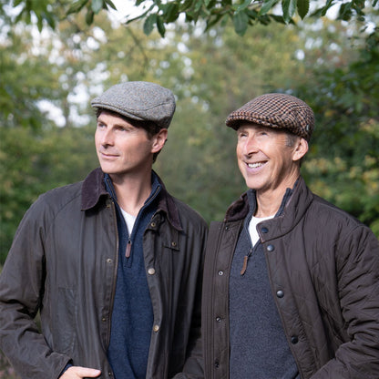 Highland Harris Tweed Flat Cap ZH014