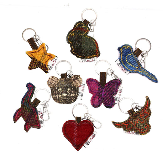Harris Tweed Key Ring 4pcs ZK001