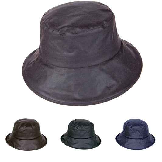 Ailsa Wax Downbrim Hat ZH224