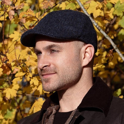 Mallaig Harris Tweed Duckbill 6 piece Cap ZH273
