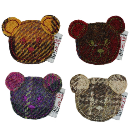 Harris Tweed Fridge Magnets 4pcs ZK003