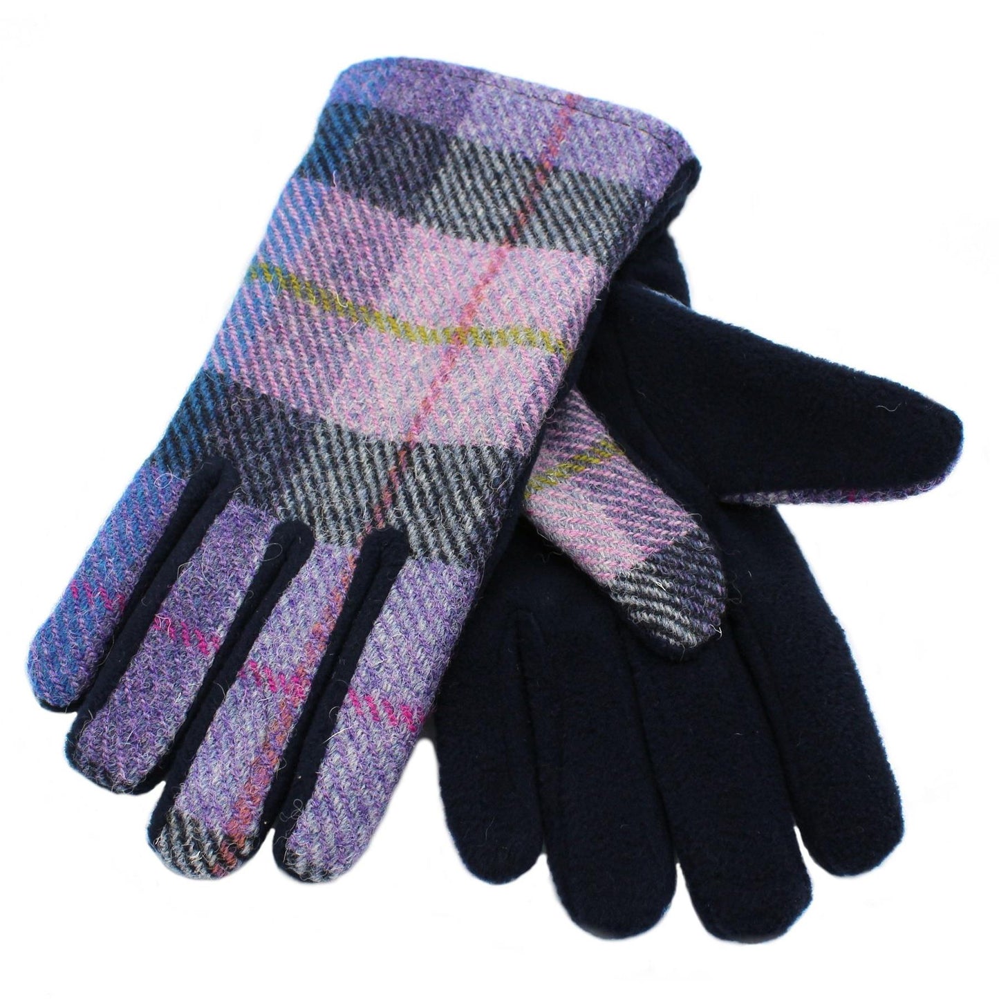 Isla Harris Tweed Fleece Gloves ZG012