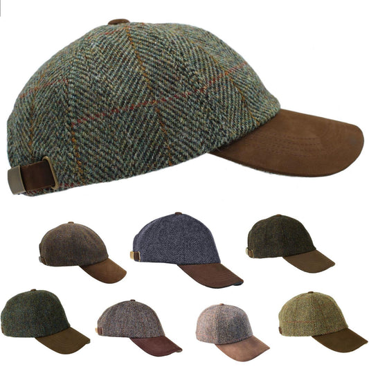 Glencairn Harris Tweed Baseball Cap ZH016