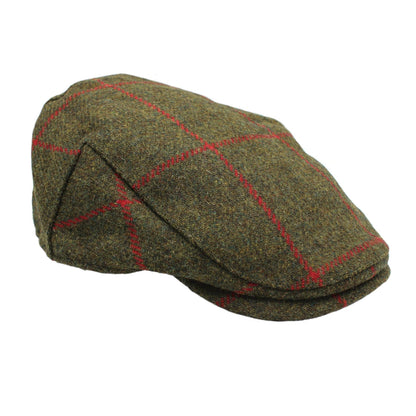 Kinloch Waterproof British Tweed Flat Cap ZH097