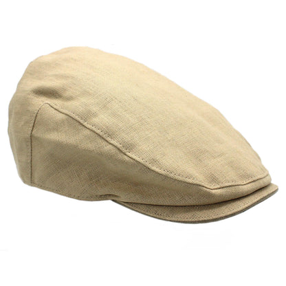 Larne Irish Linen Flat Cap ZH288