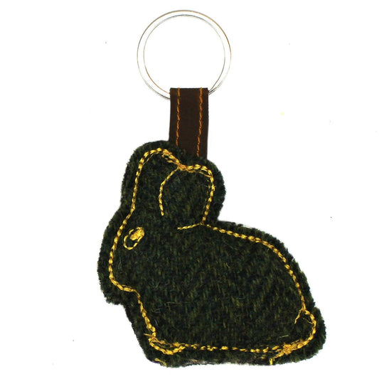 4pcs British Wool Tweed Key Ring ZK002