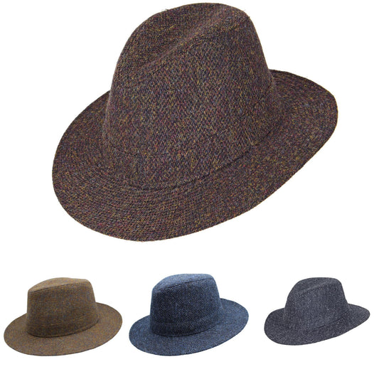 Denholm Harris Tweed Fedora ZH184
