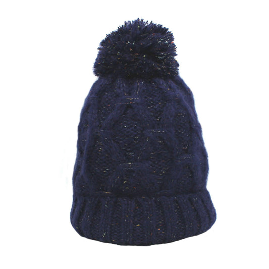 Sally Beanie Hat with Bobble ZH263