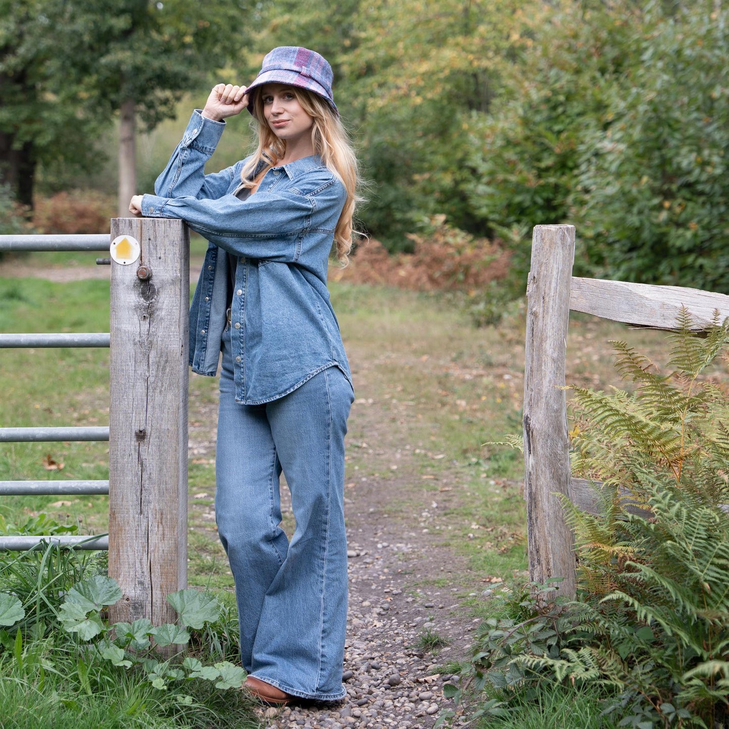 Ashkirk Harris Tweed Ladies Bucket Hat ZH283