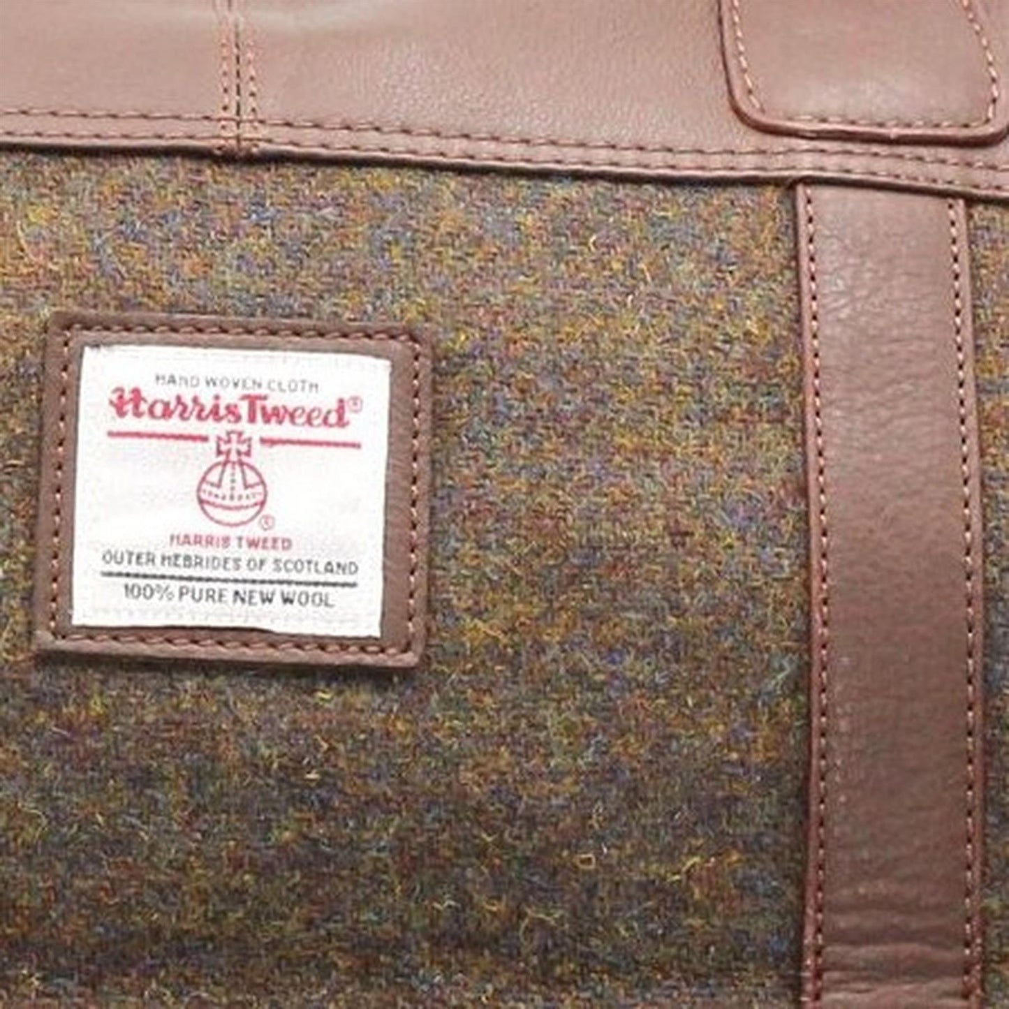 Brodie Harris Tweed Leather Travel Bag ZB081
