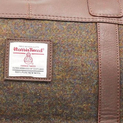 Brodie Harris Tweed Leather Travel Bag ZB081