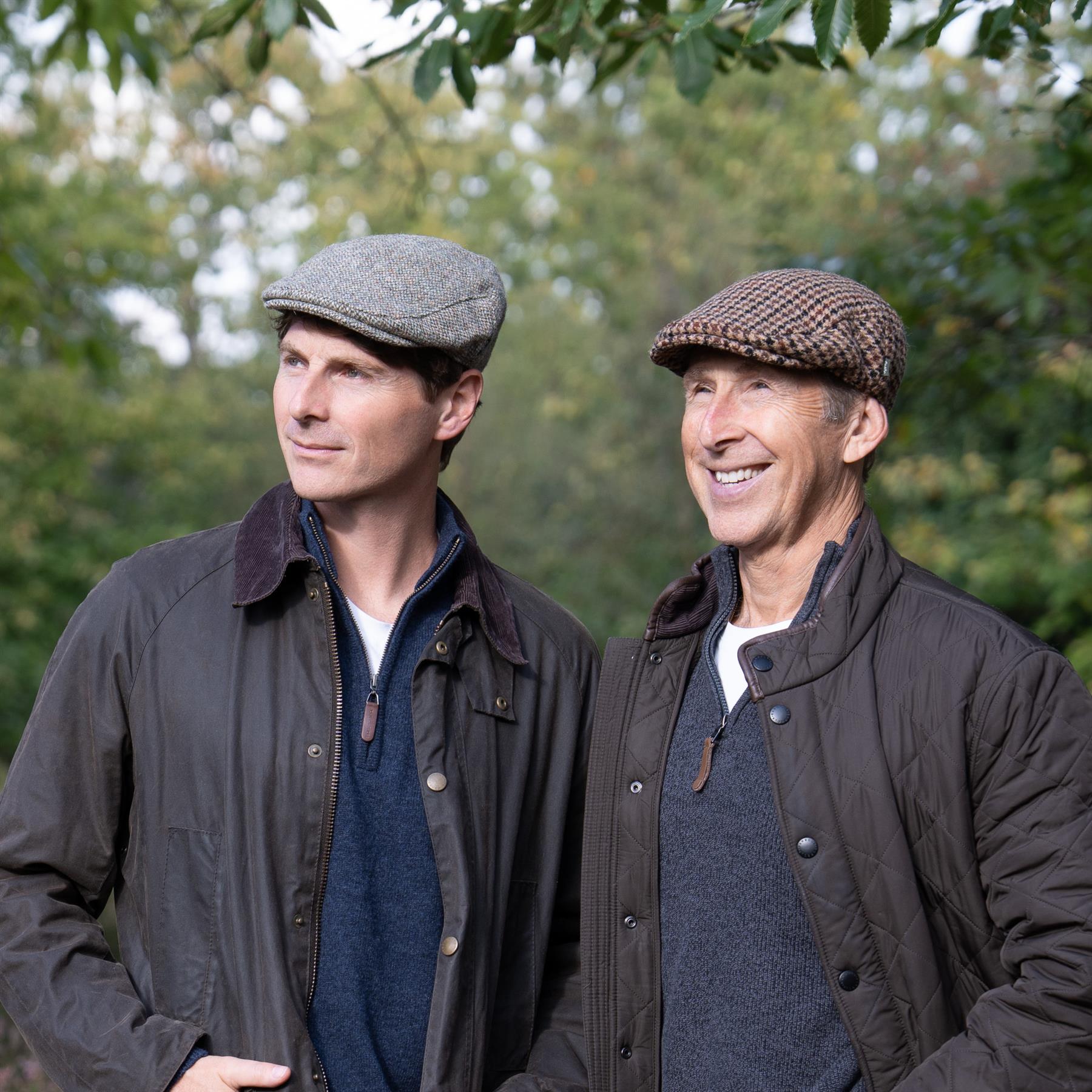 Highland Harris Tweed Flat Cap ZH014 – Heather Hats And Accessories