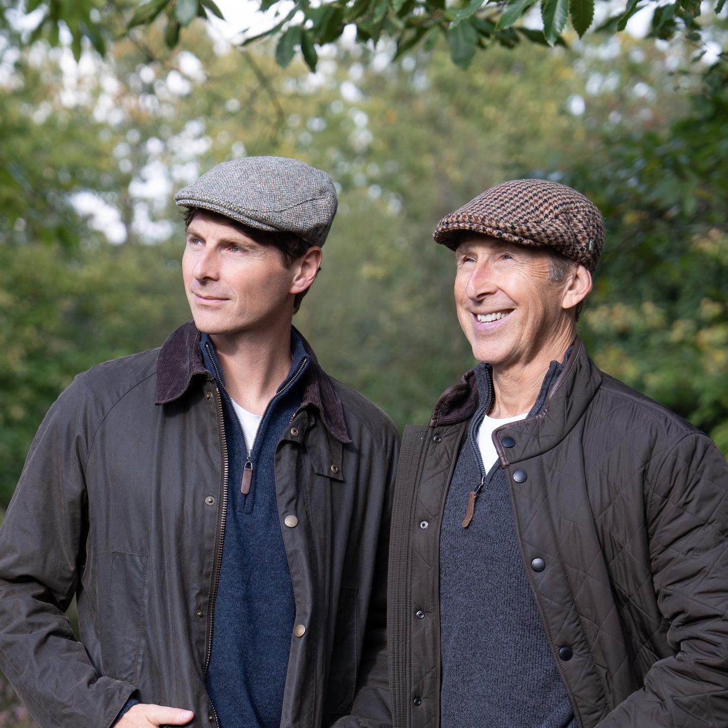 Highland Harris Tweed Flat Cap ZH014
