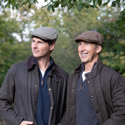 Highland Harris Tweed Flat Cap ZH014