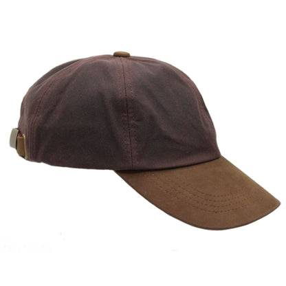 Hamilton Wax Leather Peak Baseball Cap ZH009