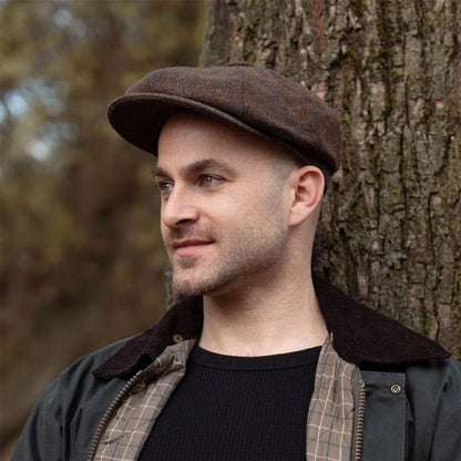 Scott Harris Tweed Newsboy Cap ZH028